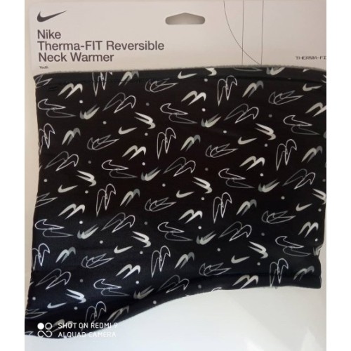 Ocieplacz na szyję Nike Mova NK 2.0 dwustronny czarny szary N1000655 084