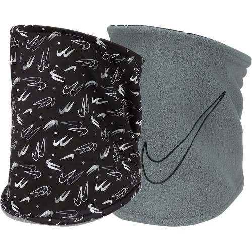 Ocieplacz na szyję Nike Mova NK 2.0 dwustronny czarny szary N1000655 084