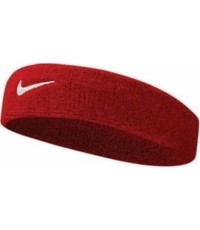 Opaska na głowę Nike Swoosh czerwona NNN07 601