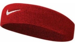 Opaska na głowę Nike Swoosh czerwona NNN07 601