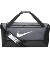 Torba sportowa Nike Brasilia M Duff 9.5 - 60 l, szara DH7710 068