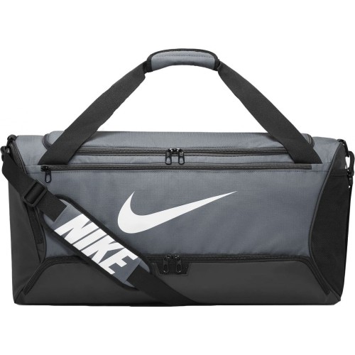 Torba sportowa Nike Brasilia M Duff 9.5 - 60 l, szara DH7710 068