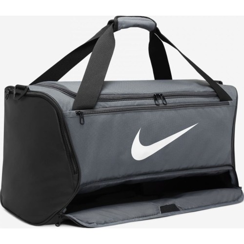 Torba sportowa Nike Brasilia M Duff 9.5 - 60 l, szara DH7710 068