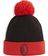 Czapka Puma Acm Ess Pom Pom Black Red 025709 04