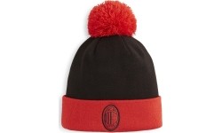 Czapka Puma Acm Ess Pom Pom Black Red 025709 04
