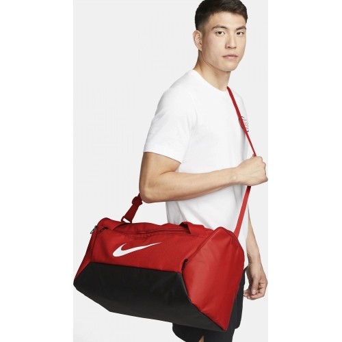 Torba sportowa Nike Brasilia S Duff-9.5 czerwona DM3976 657
