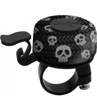 Dzwonek rowerowy BONIN Skulls (czarno-szary)