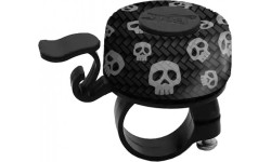 Dzwonek rowerowy BONIN Skulls (czarno-szary)