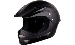 Kask dziecięcy FORCE DOWNHILL Junior, rozmiar S-M (54-58 cm), czarny