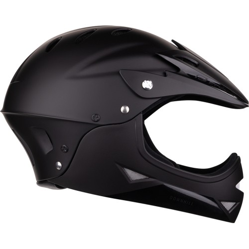 Kask dziecięcy FORCE DOWNHILL Junior, rozmiar S-M (54-58 cm), czarny