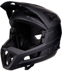 Kask downhillowy FORCE Venom, rozmiar S/M (55–58 cm), czarny