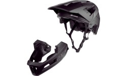 Kask downhillowy FORCE Venom, rozmiar S/M (55–58 cm), czarny