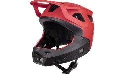 Kask FORCE Drop, rozmiar S–M (55–58 cm) (czarny/czerwony)