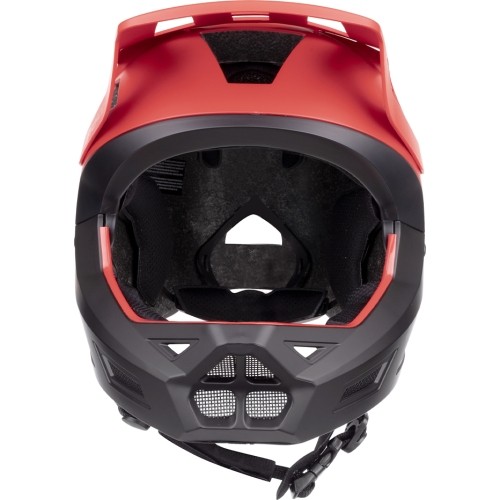 Kask FORCE Drop, rozmiar S–M (55–58 cm) (czarny/czerwony)