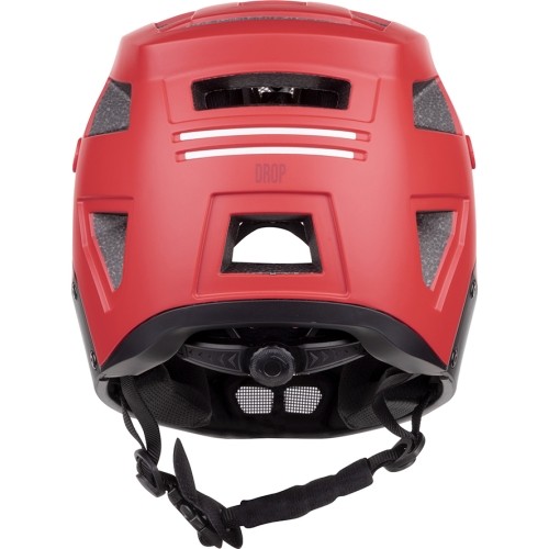 Kask FORCE Drop, rozmiar S–M (55–58 cm) (czarny/czerwony)