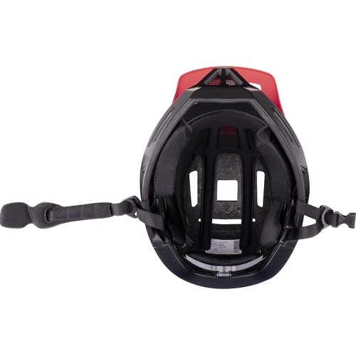 Kask FORCE Drop, rozmiar S–M (55–58 cm) (czarny/czerwony)