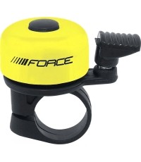 Dzwonek FORCE Mini // 22.2 mm, stal/plastik (żółty)