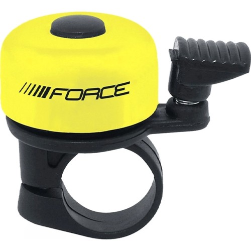 Dzwonek FORCE Mini // 22.2 mm, stal/plastik (żółty)