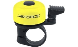 Dzwonek FORCE Mini // 22.2 mm, stal/plastik (żółty)