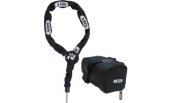 Łańcuch ABUS 6KS Adapter Chain + ST5950 Saddle Bag // zdejmowany łańcuch, chowany woreczek (czarny)