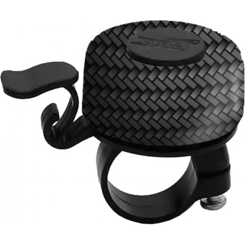 Dzwonek rowerowy BONIN Carbon, stalowy