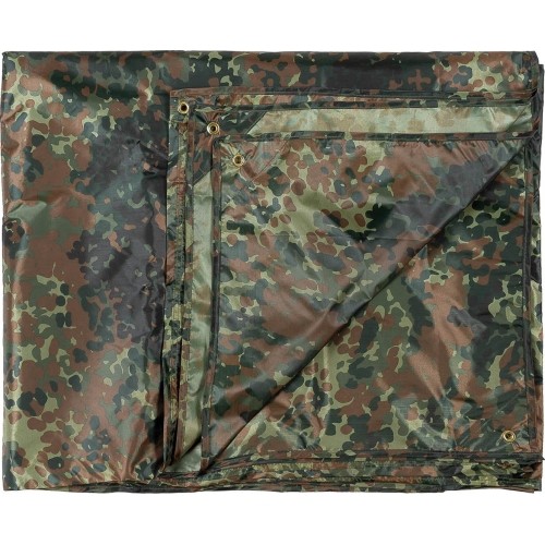 Plandeka „Tarp" BW kamuflaż, ok. 500 x 600 cm