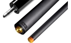 Górna część kija bilardowego Predator Revo 11,8 mm, Uni-Loc, czarna płytka Vault