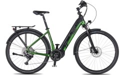 Rower elektryczny trekkingowy 4EVER Comfort Elite 720Wh 28” 2025, wężowa zieleń/czarny - Wężowa zieleń/czarny