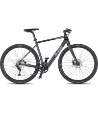 Gravelowy rower elektryczny 4EVER ENGRAVE FLAT 28” - Tytan/hologram