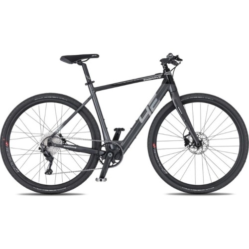 Gravelowy rower elektryczny 4EVER ENGRAVE FLAT 28” - Tytan/hologram
