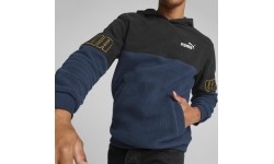 Bluza męska Puma Power Winter, niebiesko-czarna 849854 73