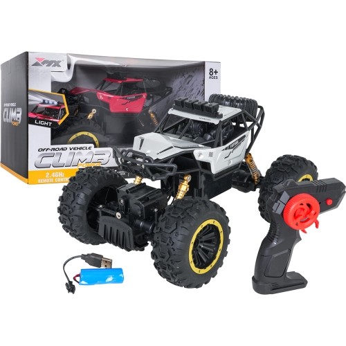 Zdalnie sterowany crawler CLIMB POWER 1:18, srebrny