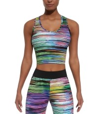 Damski top sportowy BAS BLACK Tropical-Top 30 - Wielokolorowy