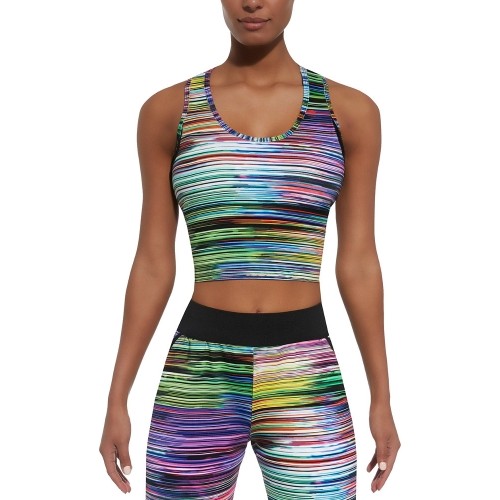 Damski top sportowy BAS BLACK Tropical-Top 30 - Wielokolorowy