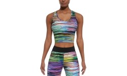 Damski top sportowy BAS BLACK Tropical-Top 30 - Wielokolorowy