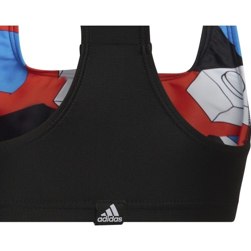 Strój kąpielowy dla dziewczynek Adidas YG MH Bikini niebiesko-czarny HC9650
