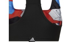 Strój kąpielowy dla dziewczynek Adidas YG MH Bikini niebiesko-czarny HC9650