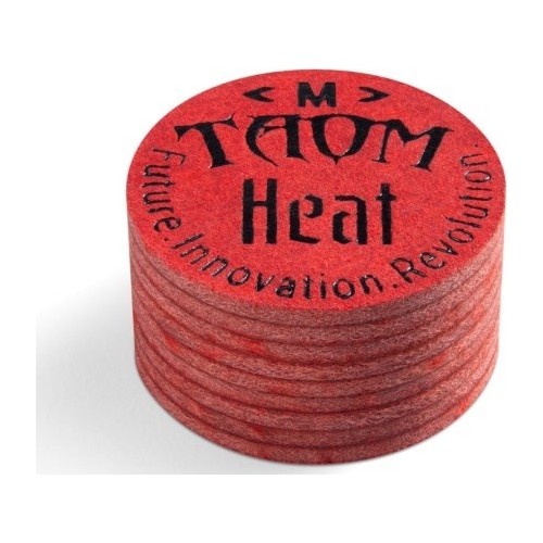 Skórka do kija bilardowego Taom Heat, 14 mm, 9 warstw, średnia (M)