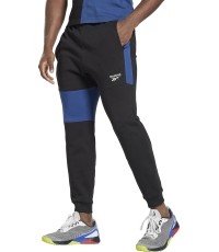 Spodnie sportowe męskie Reebok Evostripe Crew Medium Blue Black HG3191