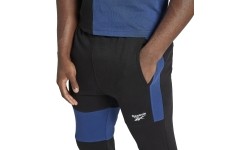Spodnie sportowe męskie Reebok Evostripe Crew Medium Blue Black HG3191