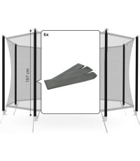 Osłony słupków siatki ochronnej Comfort 200 (167 cm) (6 szt.)