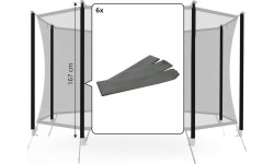 Osłony słupków siatki ochronnej Comfort 200 (167 cm) (6 szt.)