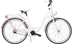 Rower AZIMUT City Lux 26" 2025 white-pink