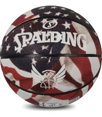 Piłka do koszykówki Spalding Trend Stars Stripes, rozmiar 7, gumowa