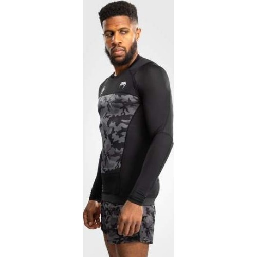 Koszulka rashguard z długim rękawem Venum x Polaris, czarno-szara