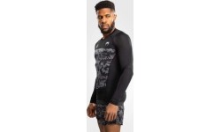 Koszulka rashguard z długim rękawem Venum x Polaris, czarno-szara