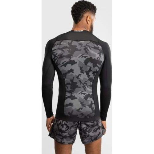 Koszulka rashguard z długim rękawem Venum x Polaris, czarno-szara