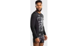 Koszulka rashguard z długim rękawem Venum x Polaris, czarno-szara