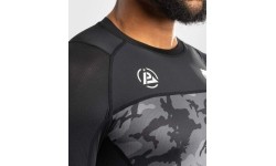 Koszulka rashguard z długim rękawem Venum x Polaris, czarno-szara