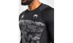 Koszulka rashguard z długim rękawem Venum x Polaris, czarno-szara